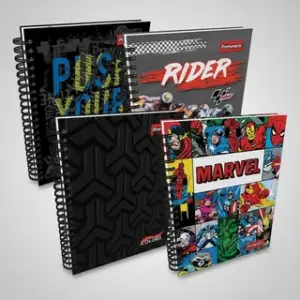 Cuaderno Argollado Primavera 150H Grande 5 Materias Mixto