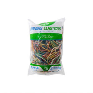 Banda de caucho 1/4 Lb colores surtidos PNT-RB18-1-4C Pointer