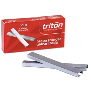 Gancho Cosedora 26/6 Galvanizado X 5.000 Unidades Tritón